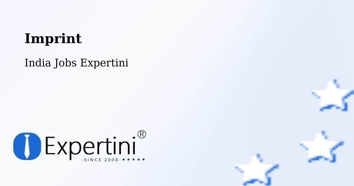 Imprint – Ponnuru - India Jobs Expertini